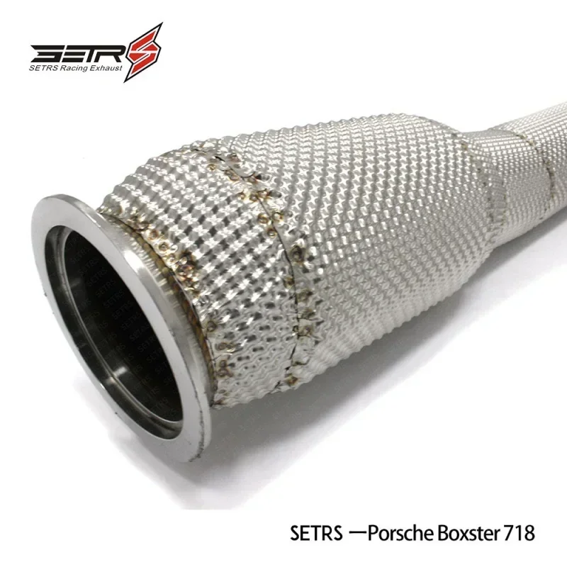 Abschnitt High-Flow-Rohre Abzweigrohr Auspuff Pifor-Border Boxster718 Straight-through