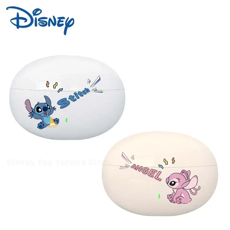 Disney Lilo & Stitch Angel Earphones Bluetooth Wireless Earbuds HiFi Sound HD Call Headsets Noise Reduction Long Standby DX01