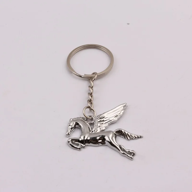 pegasus keychain Opal Zodiac Pegasus Tianma Keychain Key Ring Car Bag Buckle Pendant