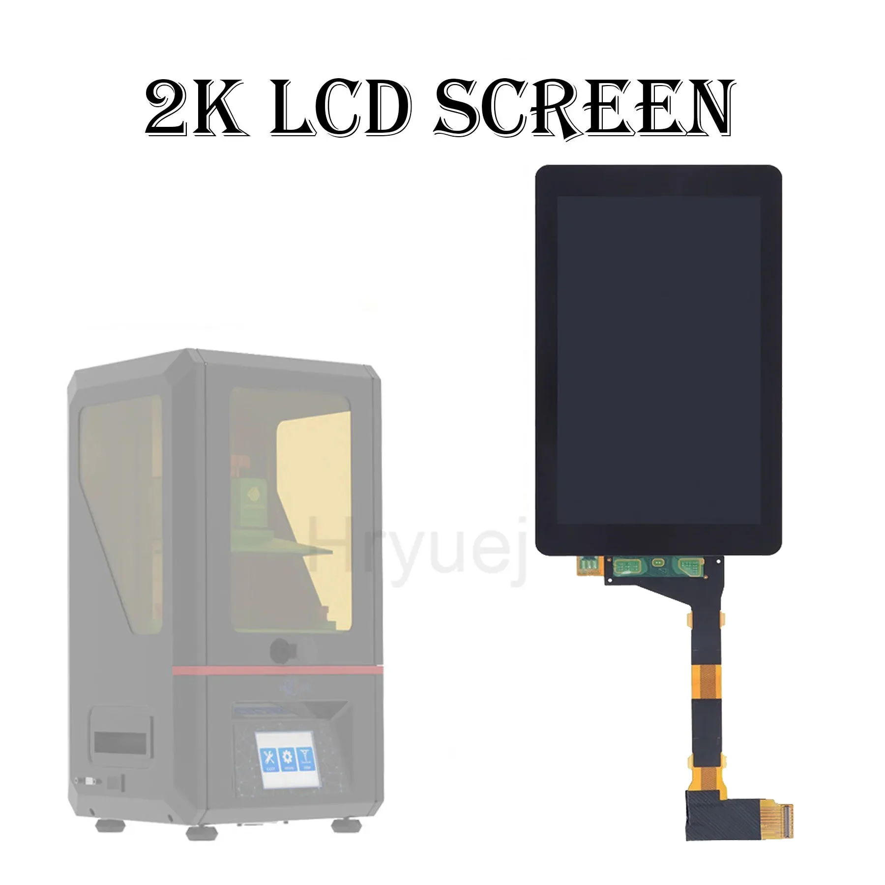 

Part Replacement For ANYCUBIC Photon S Screen 3D Printer 5.5 Inch LS055R1SX03 2K Light Curing Display Screen Module 2560*1440