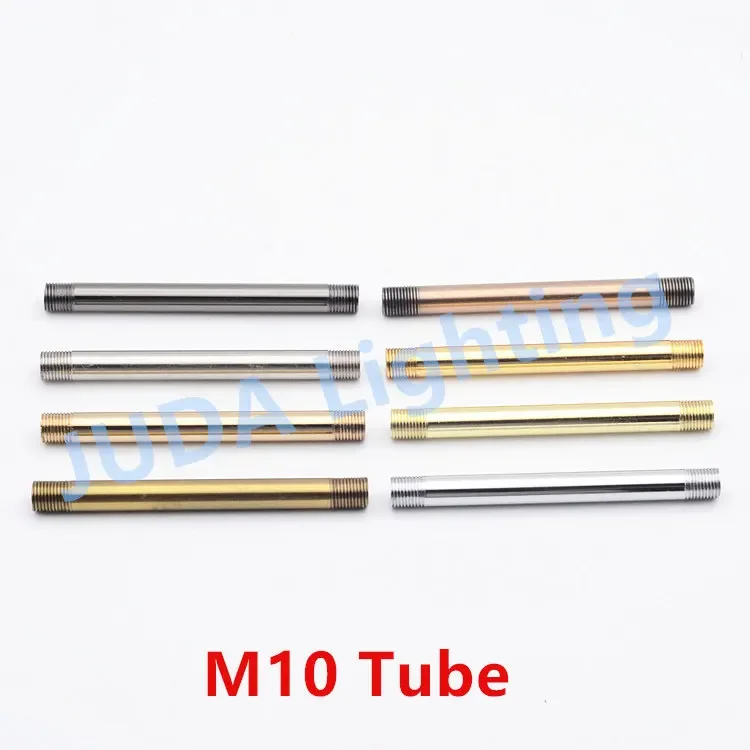 โคมไฟ M10หลอด M10ท่อเกลียวสำหรับโคมไฟระย้า LED หลอดเชื่อมต่อฐานโคมไฟที่ห้อยไฟสำหรับหลอดไฟสีติดผนัง