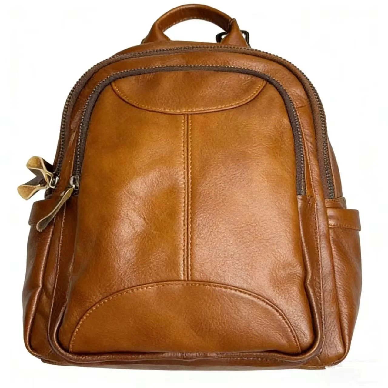 

2026 New Genuine Leather Backpack Woman Oilwax Real Cow Leather Travel Bags Fashion Ladies Daily School Bagpack