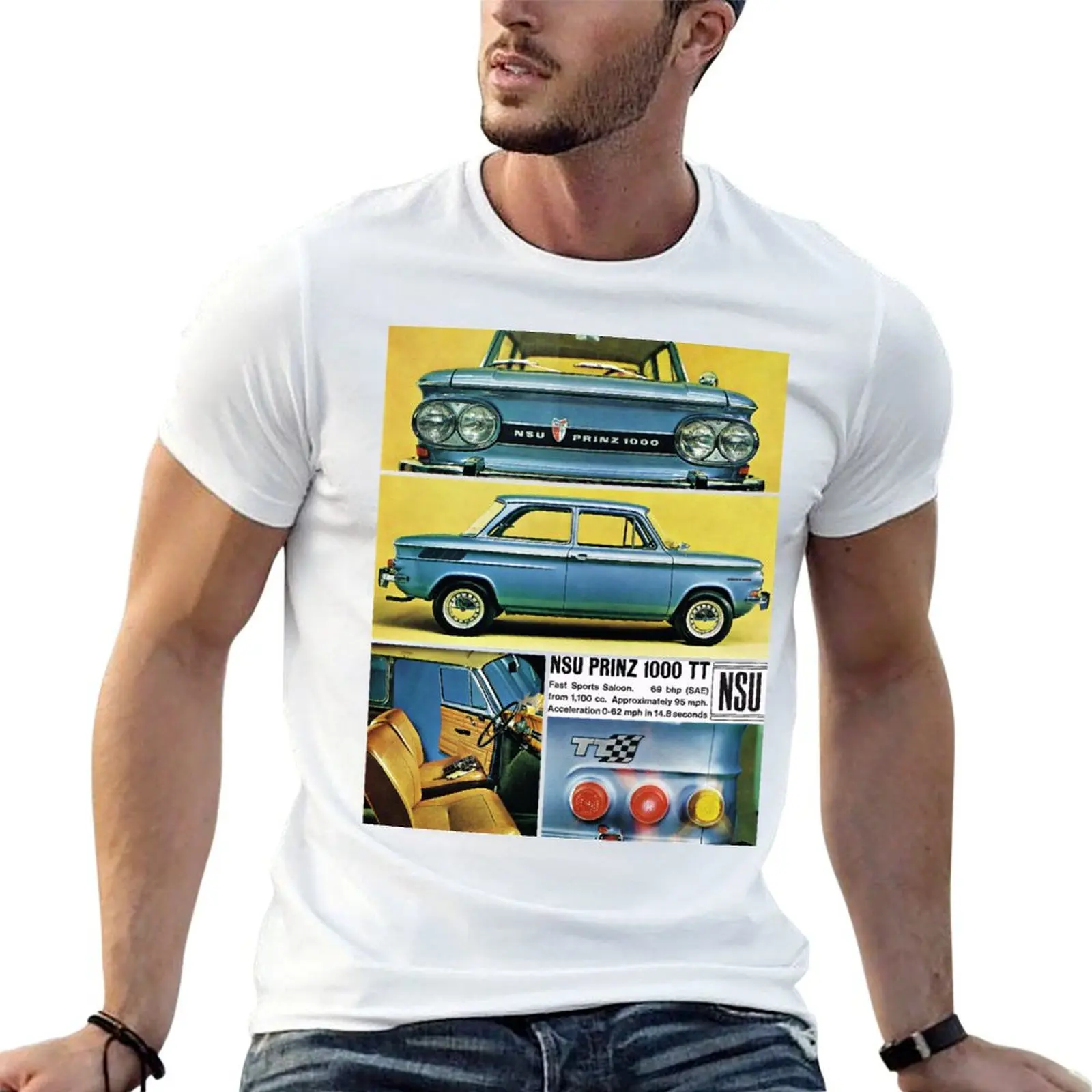 El NSU Prinz. Camiseta Wankel Power From Europe, camiseta esencial, camiseta de lujo para hombre, camisetas para hombre