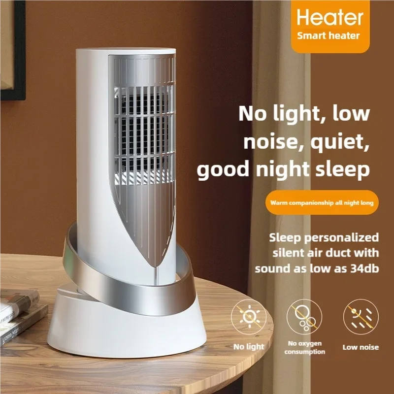Space Heater, PTC Ceramic Heating, Indoor Electric Heater, Small Portable Heater Mini Desktop Ceramic Heater with Overheating