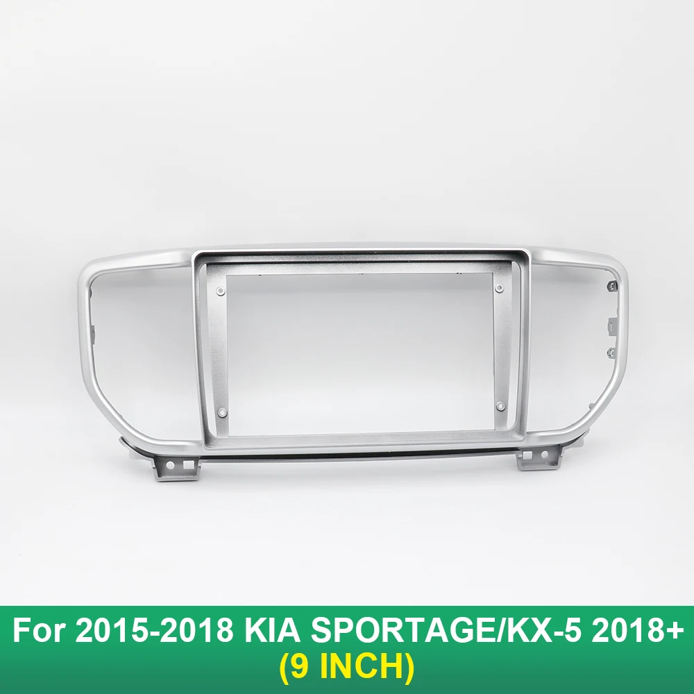 

Car Audio Fascia Frame Radio for 2015-2018 KIA SPORTAGE/KX-5 2018+ 9INCH Android GPS MP5 Stereo Player 2Din Head Unit Panel Dash