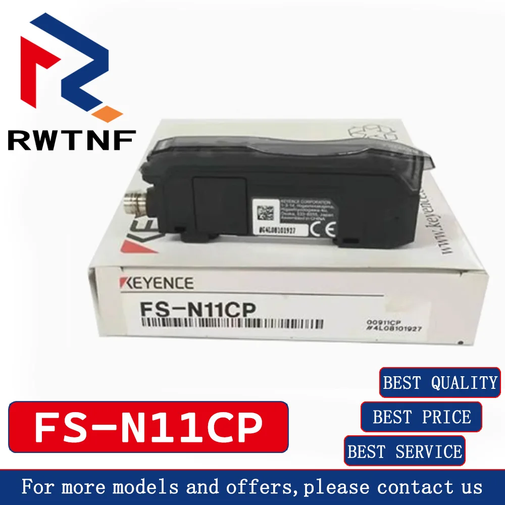 

Brand New Genuine KEYENCE FS-N11CP PNP digital fiber optic amplifier sensor