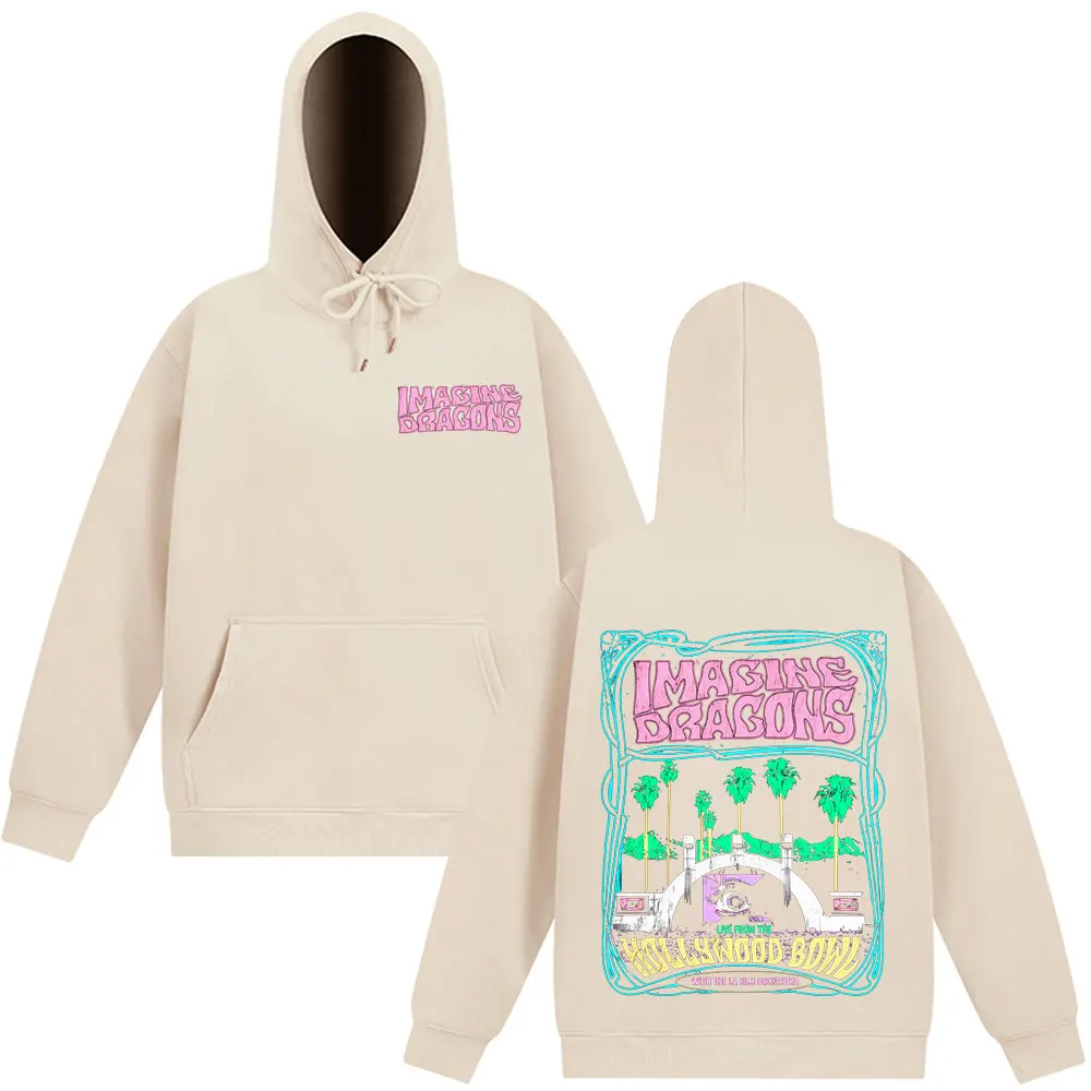 تخيل التنين الفرقة تلوح في الأفق جولة حول العالم 2025 Harajuku البلوز الرجال النساء الهيب هوب البلوز رائجة البيع فضفاضة عادية المتضخم هوديس