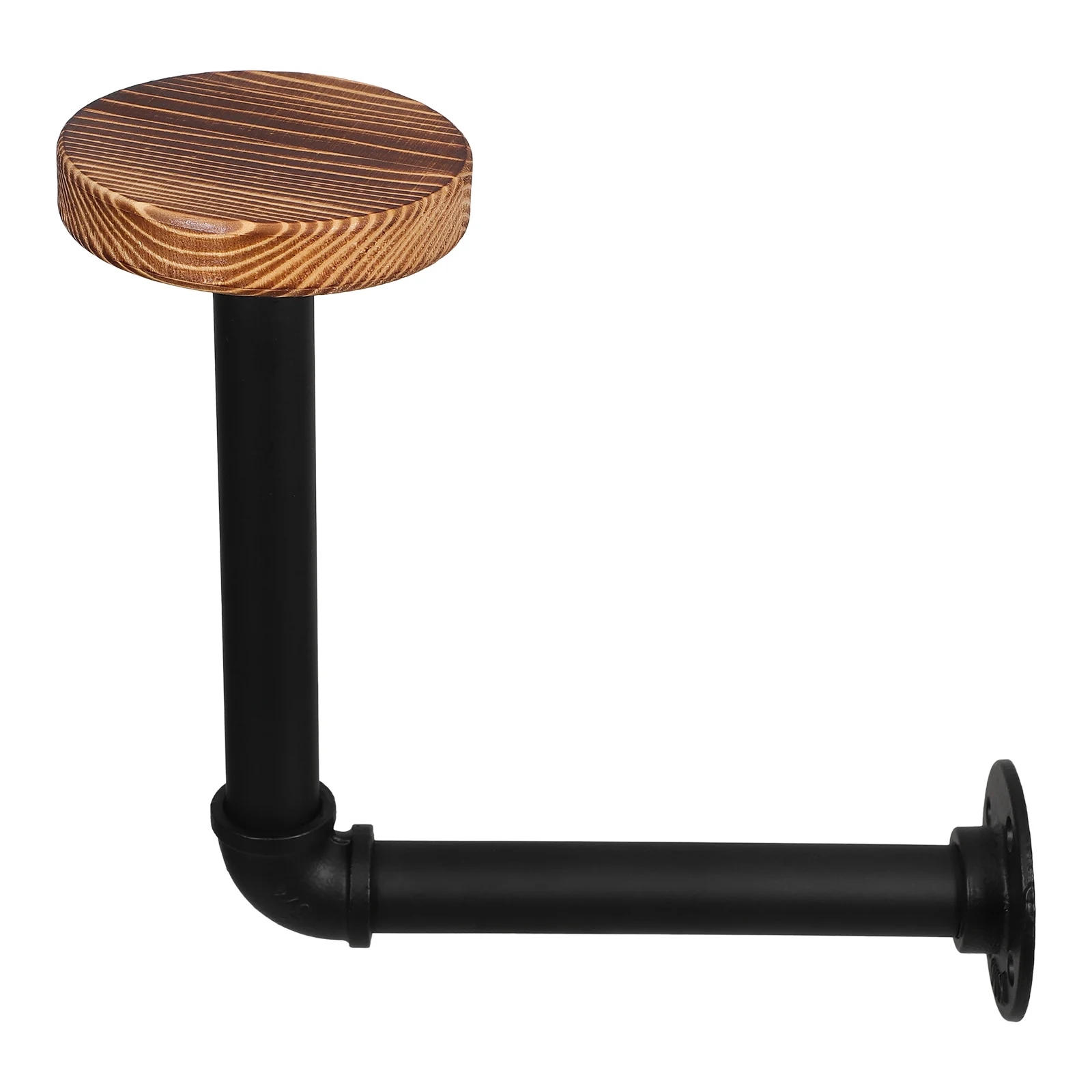 

Industrial Wall Mounted Hat Rack Metal Pipe Wood Cap Holder Bedroom Accessories Organizer Decorative Hat Stand For