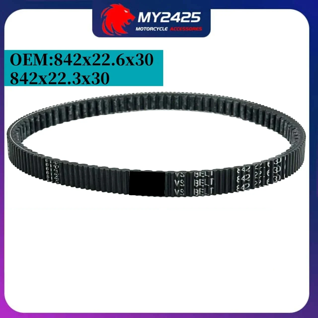 

Original Drive Belt 842x22.6x30 842*22.6*30 For H/ONDA; DIO Lead125 PCX150 for Jog Gygnus NMAX125 SUZUKI /Address 110 U
