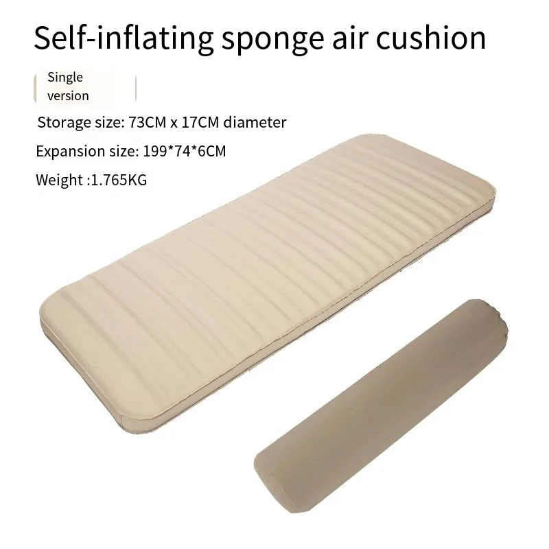 Automatic Inflatable Mattress Outdoor Tent Sponge Thickening Inflatable Bed Camping Moisture Portable Air Mattress Beds