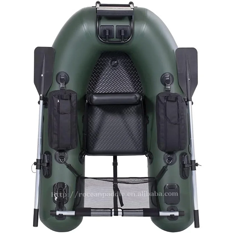 

Factory Light Weight Small Boat PVC Material Inflatable Fishing Float Tube Belly Boat For One Person