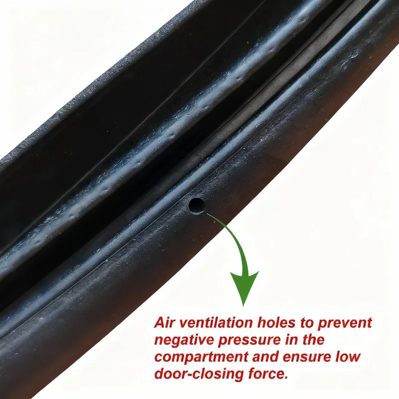 51727122433 Door Rubber Weatherstrip Seal For 2004-2010 E60 E61 BMW 525i 528i 530i 535i 545i 550i M5Edge Protector  51727122434 view 4
