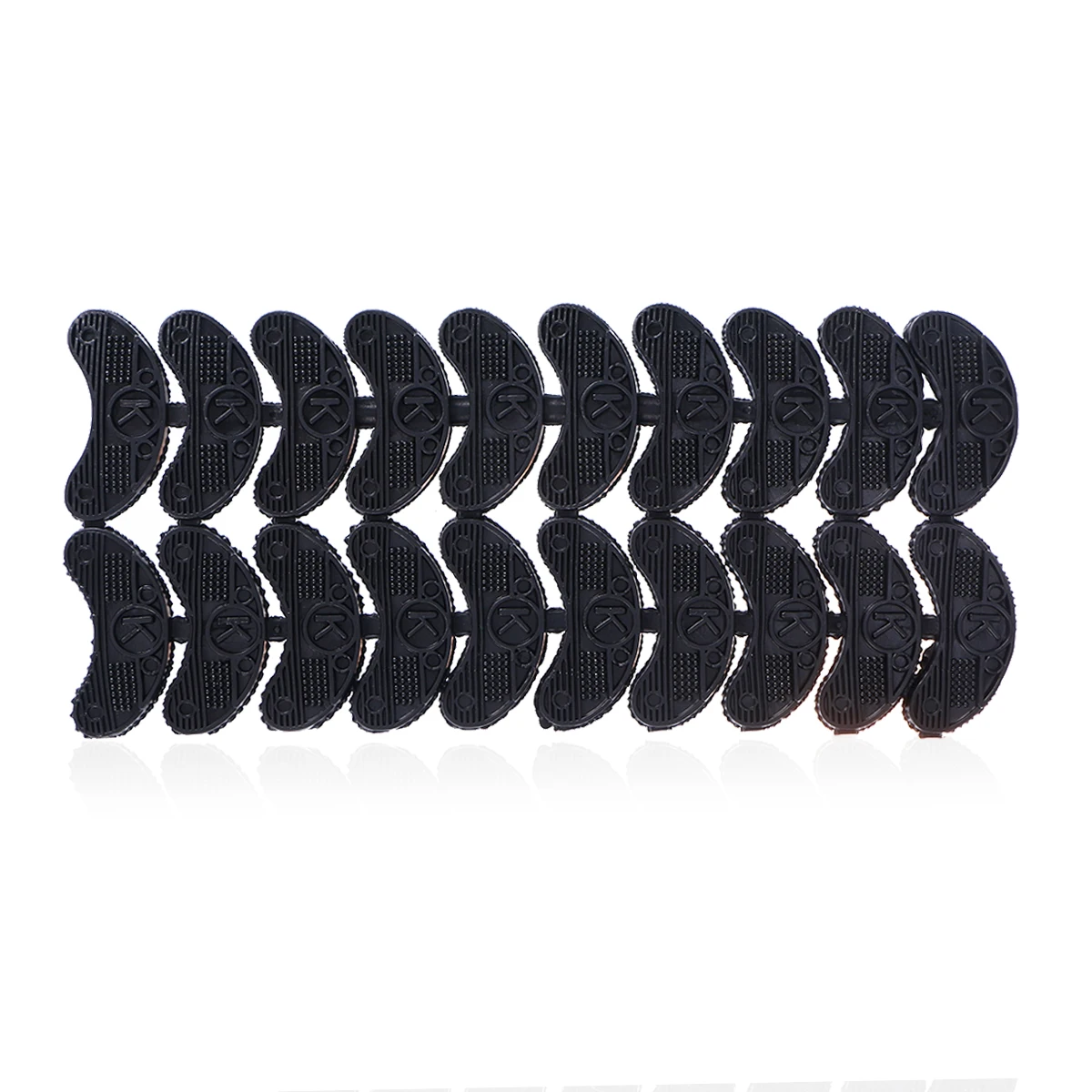 

20 Pcs Heel Cushion Back Pads Protectors Liners Non Slip Inserts Premium Rubber Eco Friendly Durable Soft Cushion Anti Skid