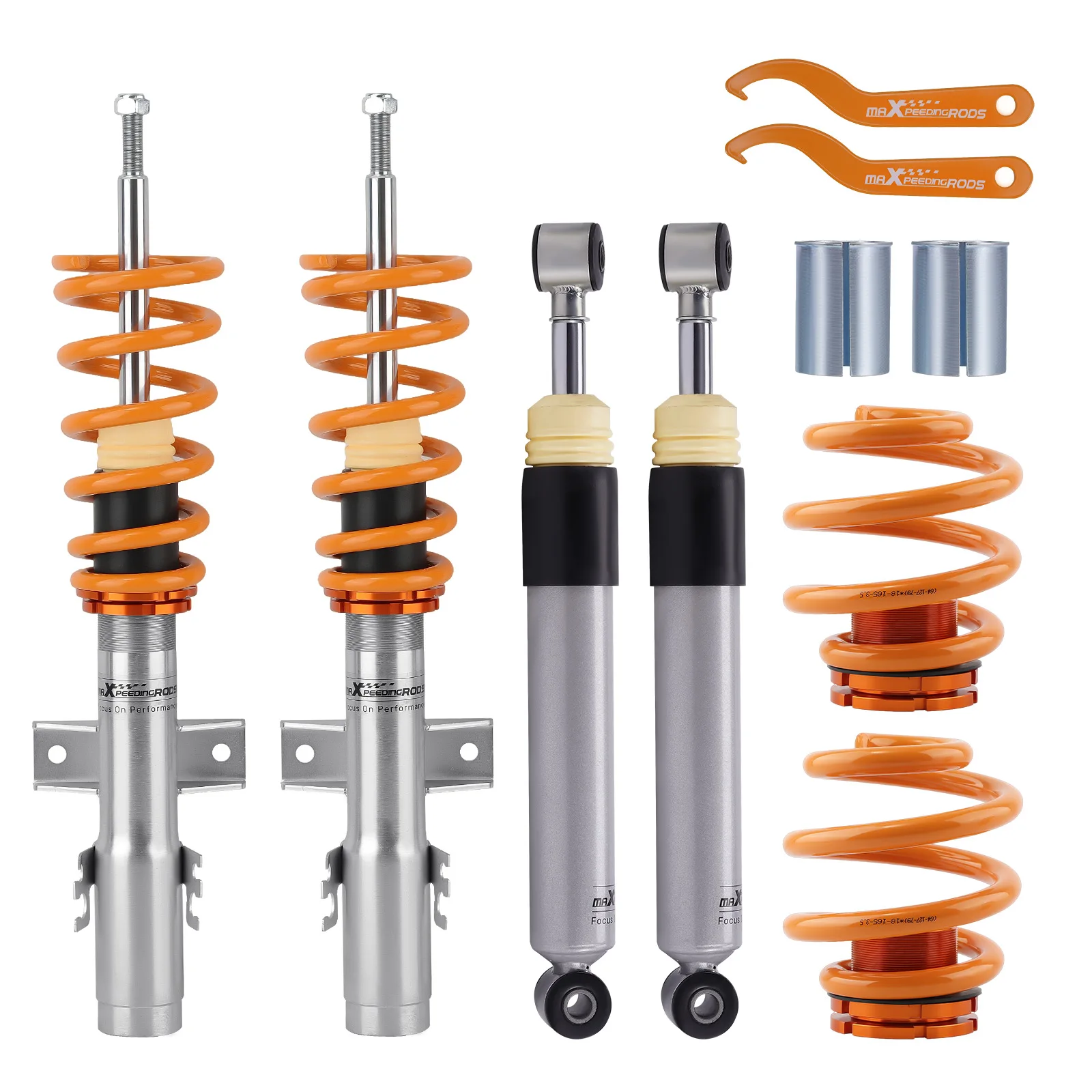 Maxpeedingrods Coilover Suspension Shocks For VW Transporter T5 T6 2.0 3.2V6 1.9TDi 2.0TDi 2.0BiTDi 2.5TDi