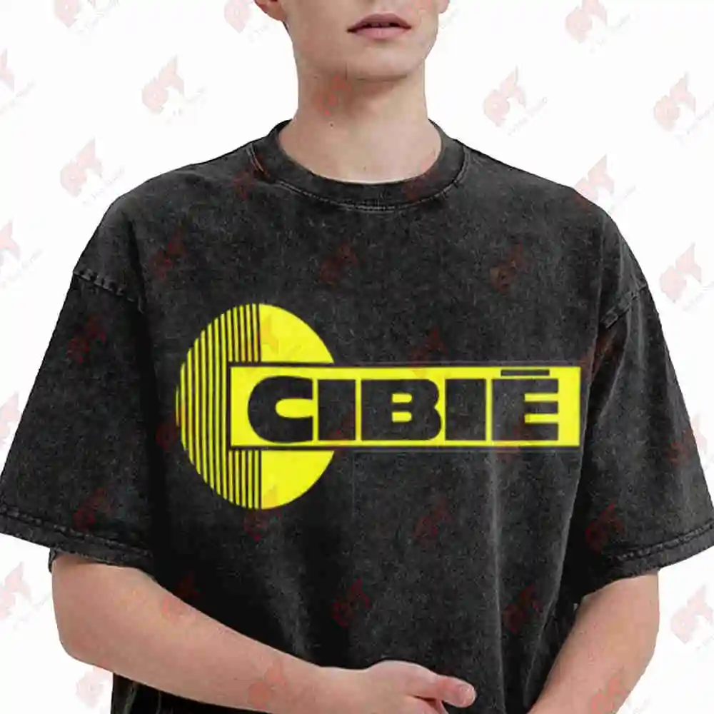 1962 CIBIE Lights Rally Vintage Washed Tee Pure Cotton T-Shirt