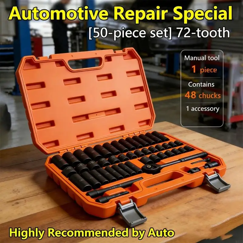 

Набор ключей с трещоткой на 72 зуба, прочное ремонтное оборудование из легированной стали 50BV для ремонта автомобилей и M4YD