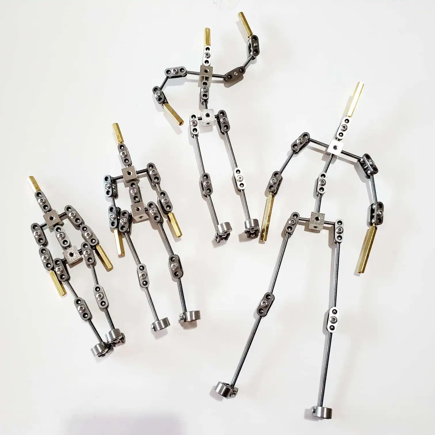 READY-MADE Studio Stop Motion Animated Character Skeleton Flexible Metal Puppet DIY Animation figure