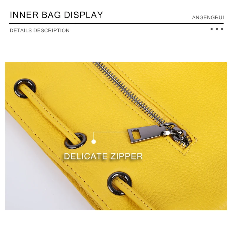 New Genuine Leather Bag, Bucket Bag, Multifunctional Handheld Small Handbag, Fashionable Single Shoulder Crossbody Bag For Women