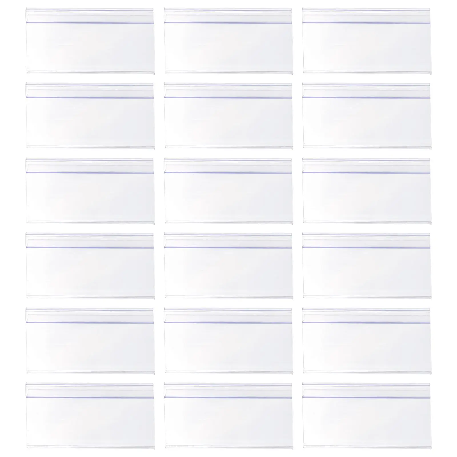 

30 Pcs Tray Price Tag Signs for Retail Store Plastic Portable Supermarket Label