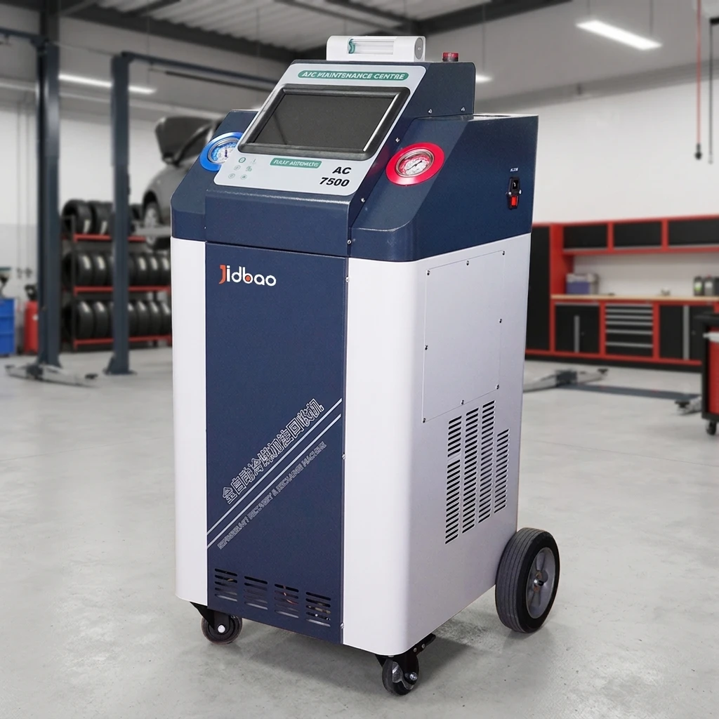 Smart High Precision User-Friendly Car Care Service Machine Recharge Refrigerant Recycling Machine R134a Or R1234yf 110V