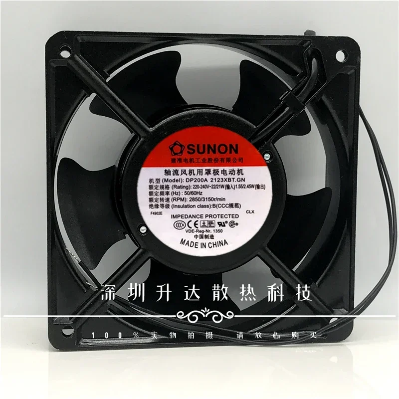 Nieuwe Sunon DP200A 2123XBT.GN 220V 12cm maskermachine multi platform kastventilator