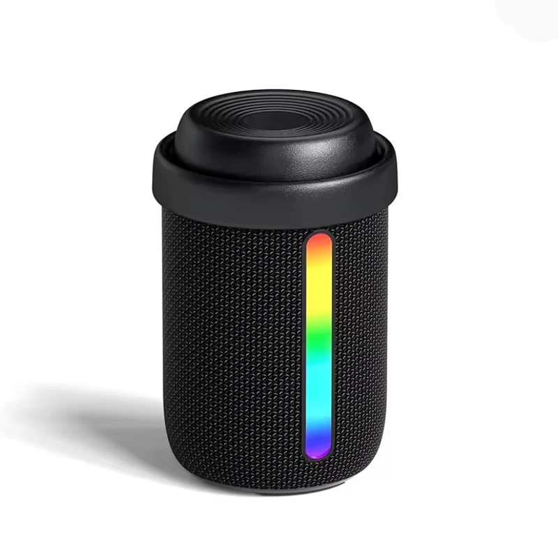 

Rockmia Audio EBS-706 6W 1200Mah Mini Portable RGB Speaker Bluetooth 5.3 Powerfual Bass With Volume Knob Built Mic TF Type C