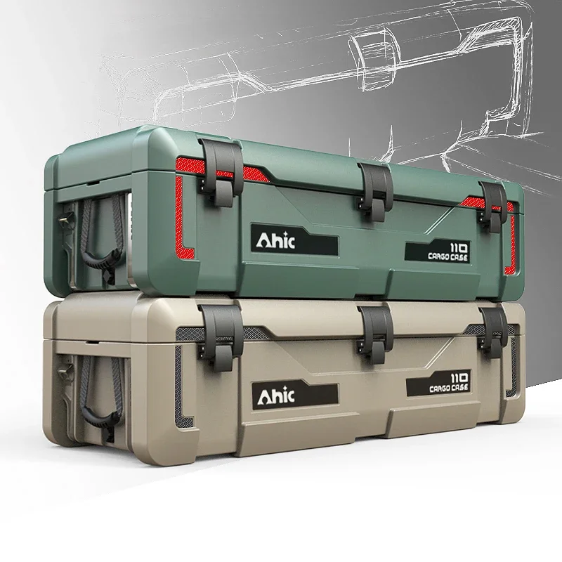 TH110L Plastic Large Tool case Tool Boxes Cargo Case