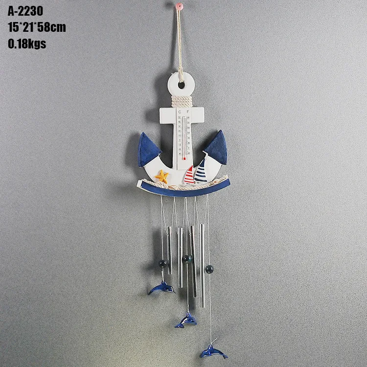 

Creative children's room ornaments Mediterranean wind chimes home accessories Gifts wooden crafts