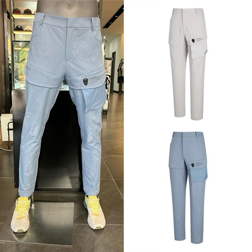 2024 Summer Men's Golf Pants New Versatile Casual Comfortable Breathable Man Golf Trousers  Outdoor Sports