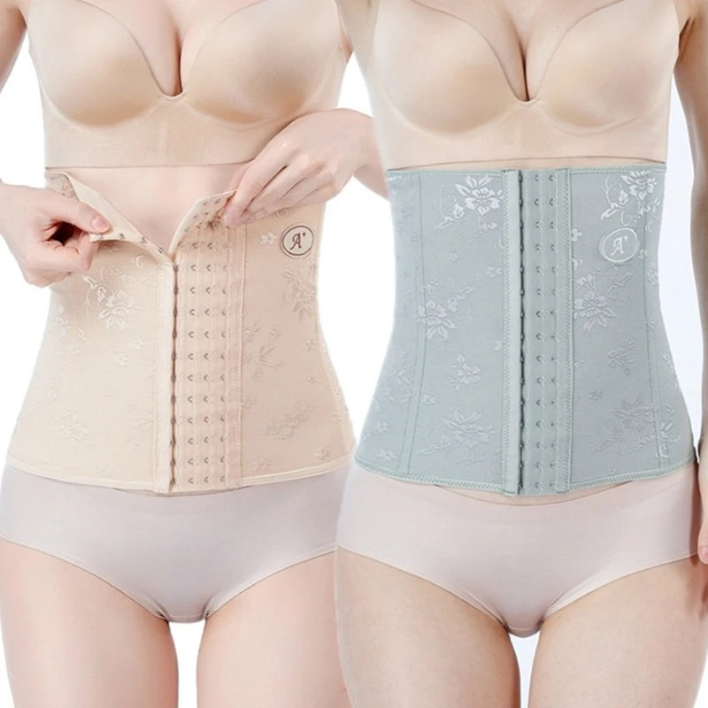 

Women Waist Trainer Corset Underbust Waist Cincher Sport Girdle Trimmer for Everyday Wear with Alloy-Bones Back Support