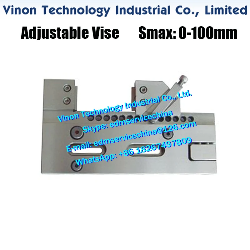 0-100mm / 0-150mm Verstellbare Werkbank-Schraubstock 3-Achsen-verstellbarer Hochpräzisions-EDM-Maschinen-Werkbank-Schraubstock mit starker Klemmkraft – Detail 3