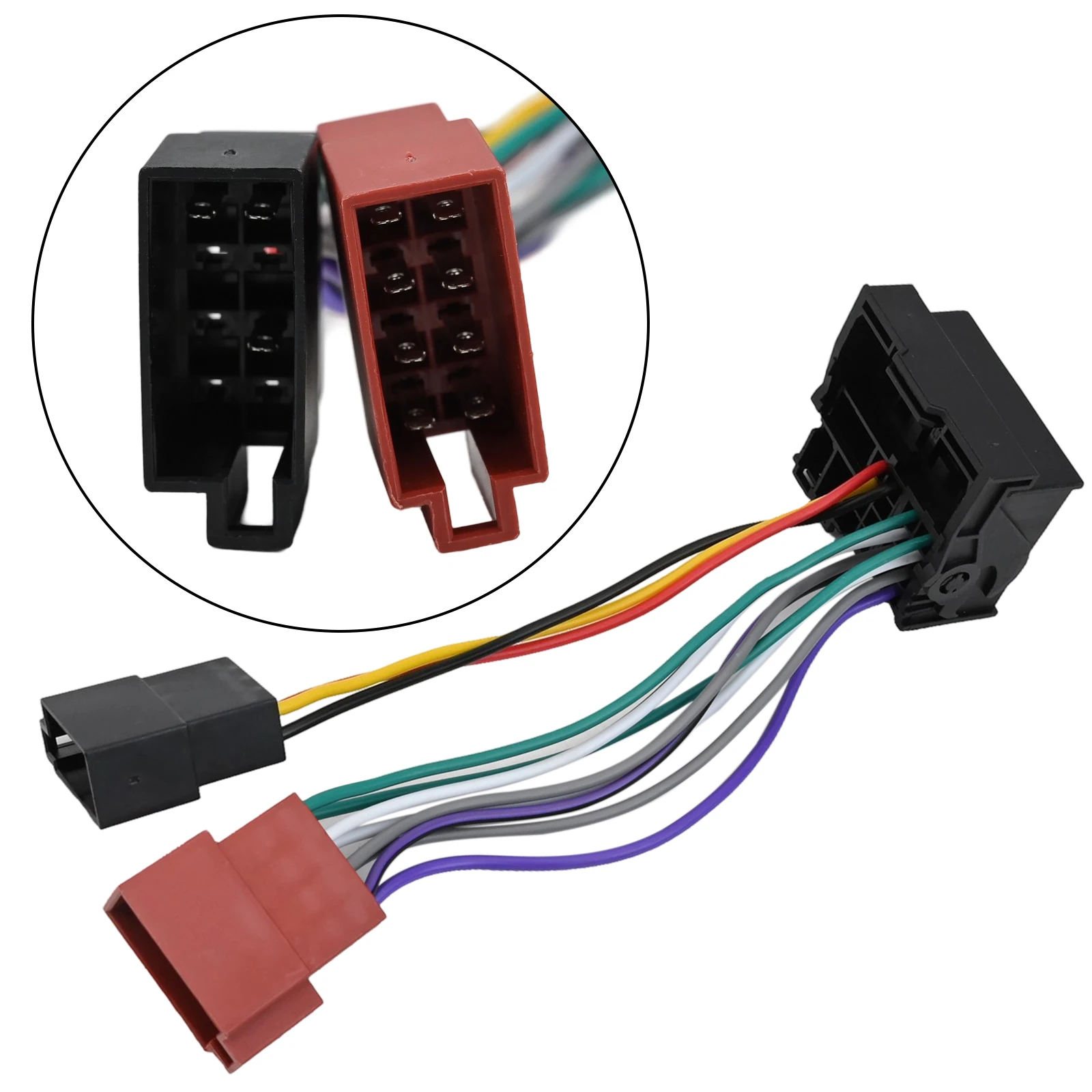 1 قطعة راديو السيارة ل ISO شاحن أنثي كابل ل RCD200 RCD300 RCD310 RCD510 سلك السيارة مهائي كابلات الملحقات
