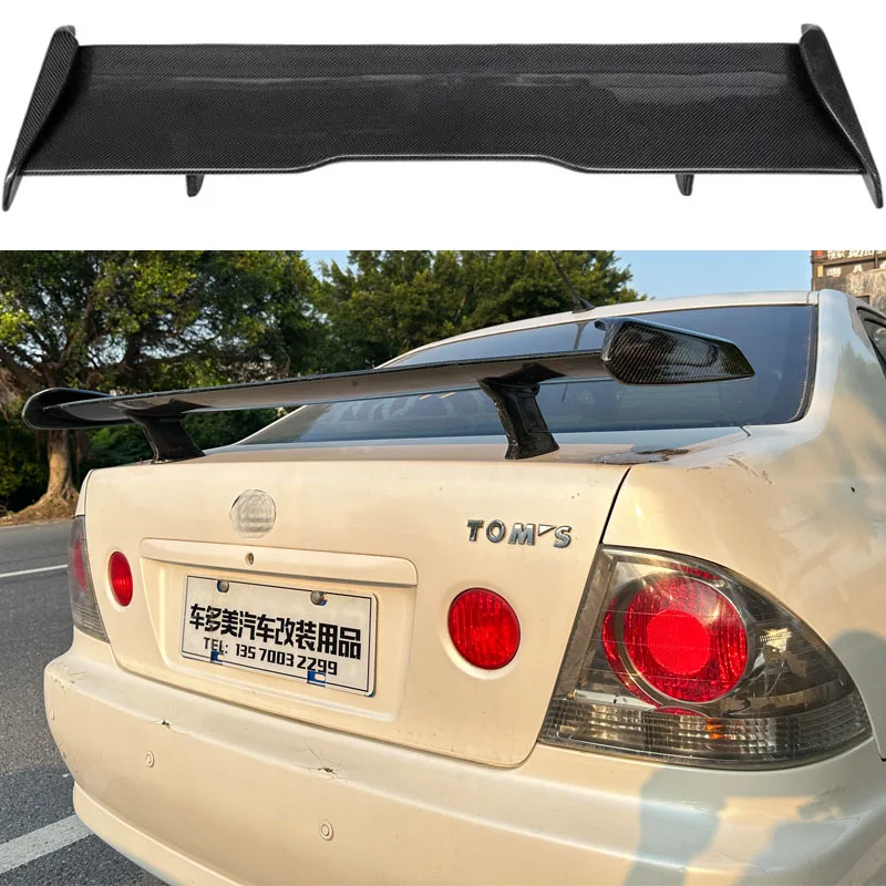 

For 1998-2002 Lexus IS200 Altezza FRP Real Carbon Fiber Highquality Rear Spoiler Trunk Lid GT MP Style