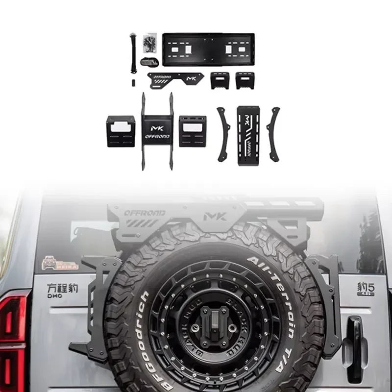 Spare Wheel Storage Rack Extension Bracket for Tank 300 400 500 Leopard 5 Land Rover Defender High Quality Auto Accessories