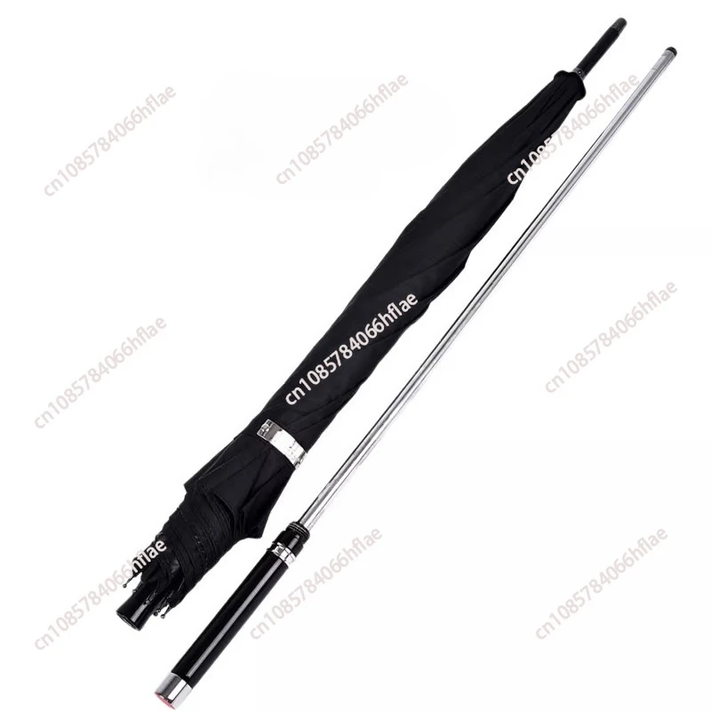 

Simple self-defense umbrella creative personality bar rain vinyl sunshade sunscreen can be pulled out stick cane sword umbrella