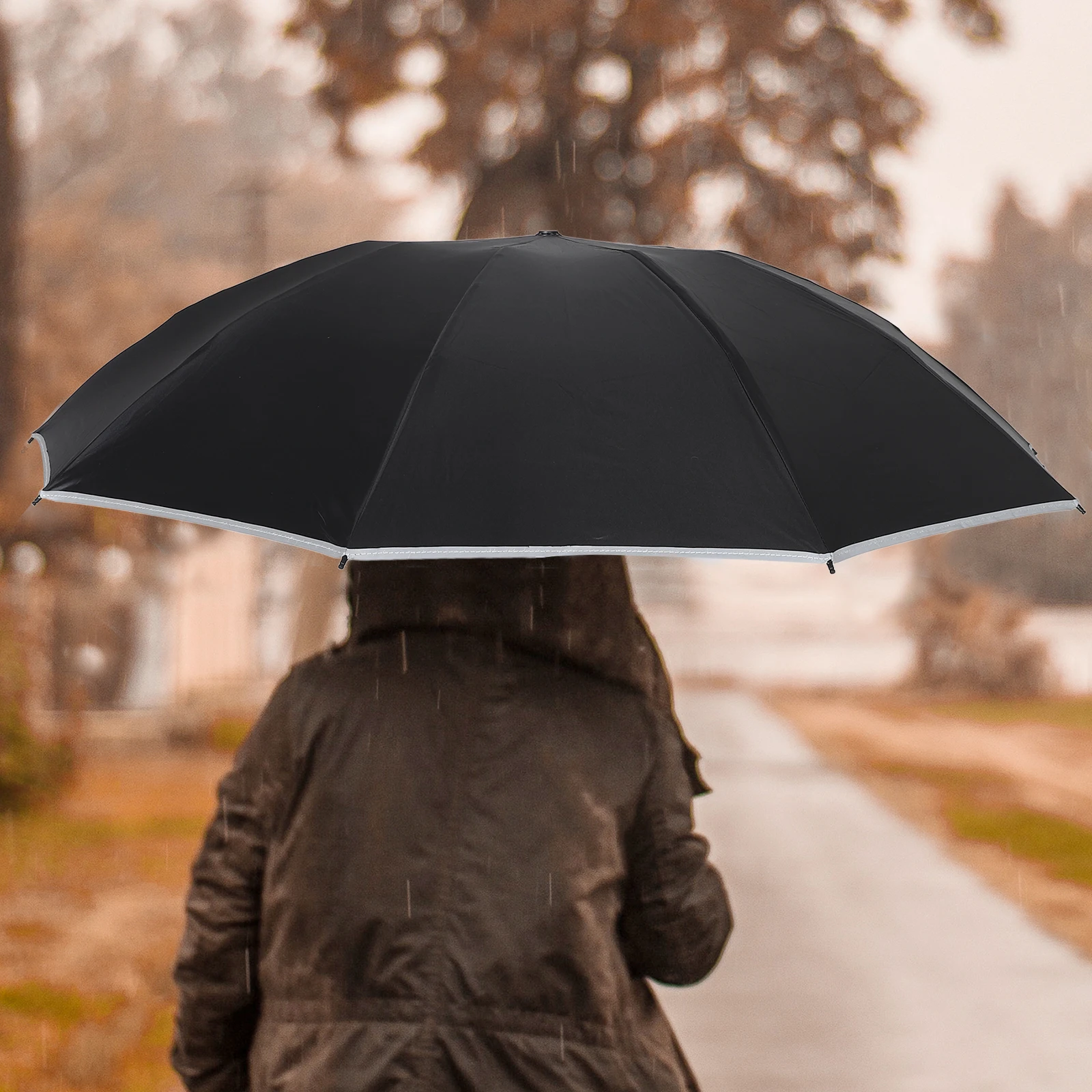 

Extra Large Windproof Travel Umbrella Auto Open Close Reverse Fold Uv Protection Portable Rain Sun Blocker Outdoor Foldable Golf