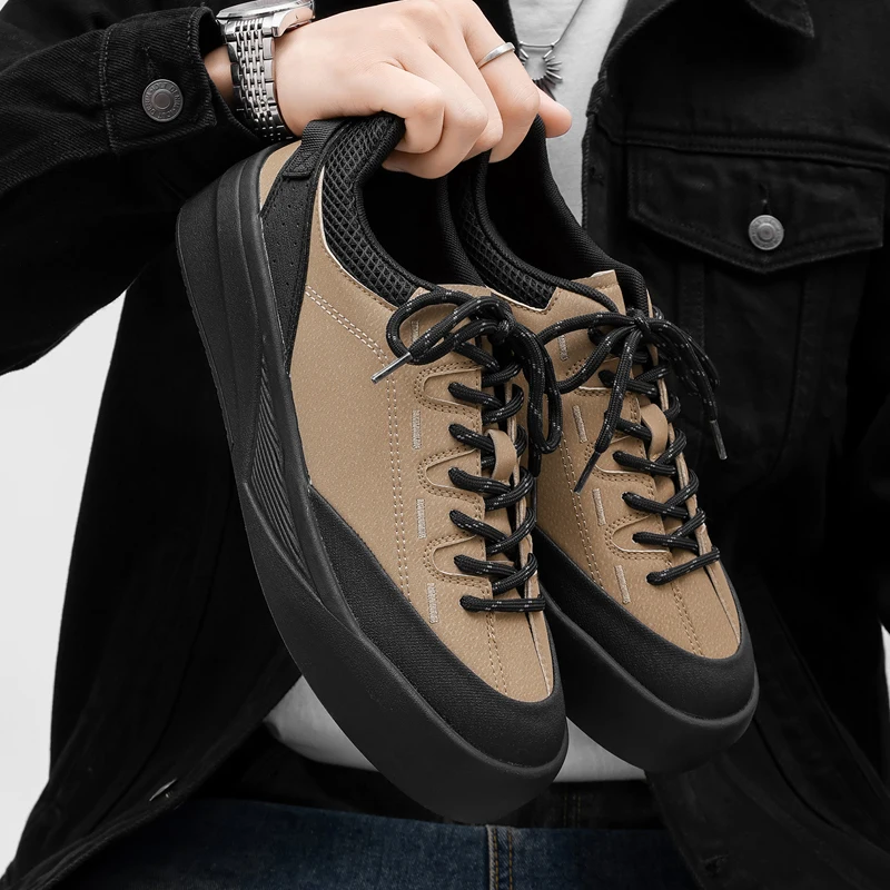 2026 New Fashionable, Comfortable, and Casual Dexin Board Shoes, Fashionable, Trendy, and niche Men's Shoes
