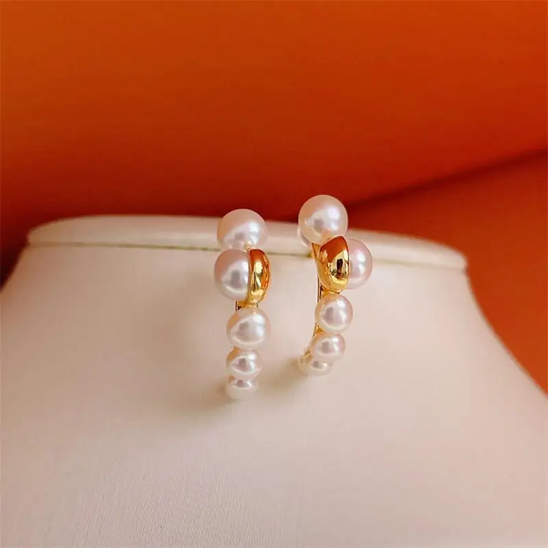

Freshwater Pearl Stud Earrings K Gold Jewelry