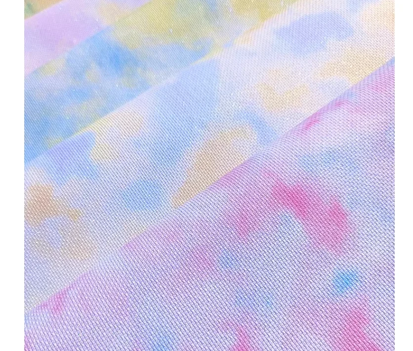 

Яркая шелковая ткань для фона DIY, цветная ткань, красочная ткань, ткань для вышивки крестом, 14CT, 50-75 см