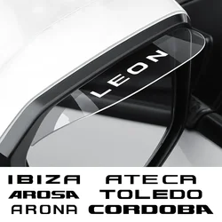2PCS Car Rain Eyebrow Cover Car Accessories For Seat Leon Ibiza Ateca Arona Cordoba Toledo Altea Alhambra Arosa Exeo Mii Tarraco