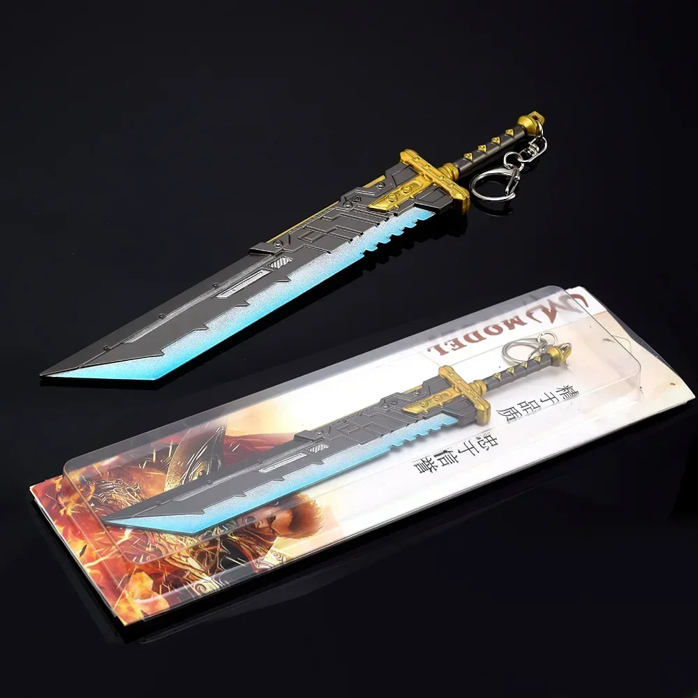 21cm Sword Apex Legends Uncut Weapon Heirloom FF7 Remake Cloud Buster Destroy Sword Game Metal Sword Width Model Gift Toy Coser