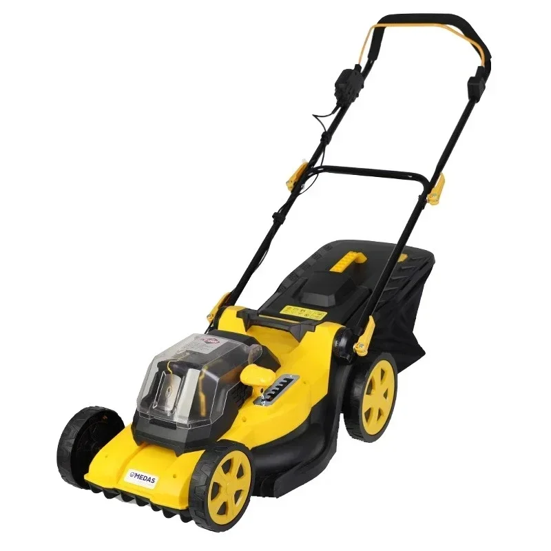 

Electric lawn mower rechargeable household lithium battery lawn mower high power hand push lawn mower artifact