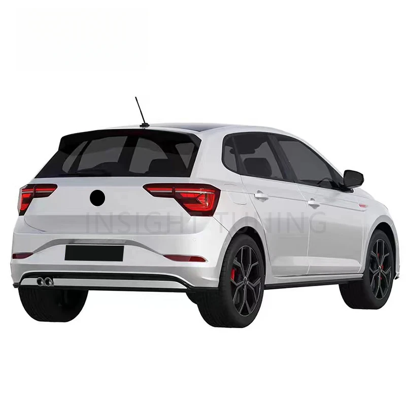 Convertion 2022 Car Accessories Front Bumper Head Light Grills Diffuser Bodykit for VW Polo Upgrade GTI Body Kit