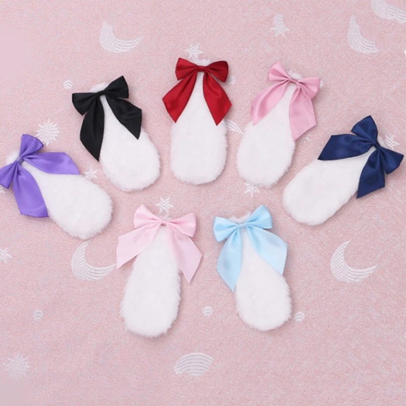 Ragazze peluche lunghe orecchie di coniglio fasce per capelli copricapo fascia abito accessori donna ragazza cosplay Lolita accessori per capelli cosplay