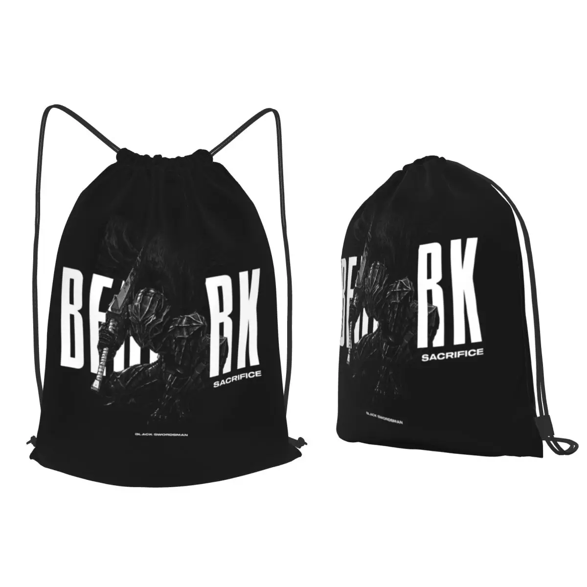 Japanese Anime Berserk Manga Backpacks Fashion Drawstring Bundle Pocket Sports Bag Book Bags for Man Woman School