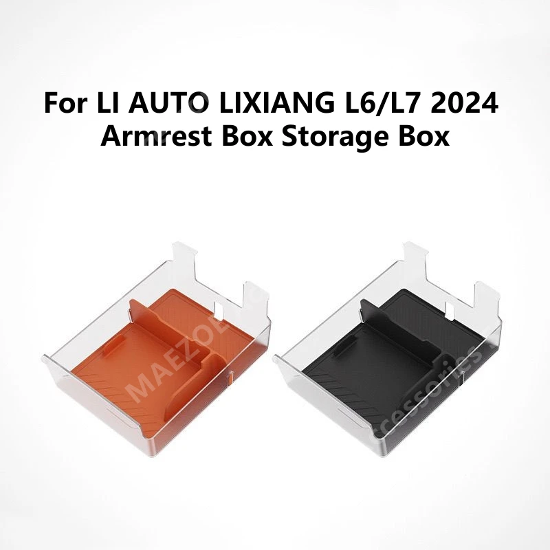 For LI AUTO LIXIANG L6 PRO/L7 PRO 2024 Armrest Box Storage Box,Car Interior Decoration Modification Accessories Refit