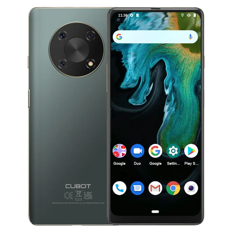 

Cubot MAX 3,Android 11,MT6762,Octa Core,4GB RAM,64GB ROM,6.95"Hole-punch Screen,48MP Rear Camera,5000mAh Battery,NFC