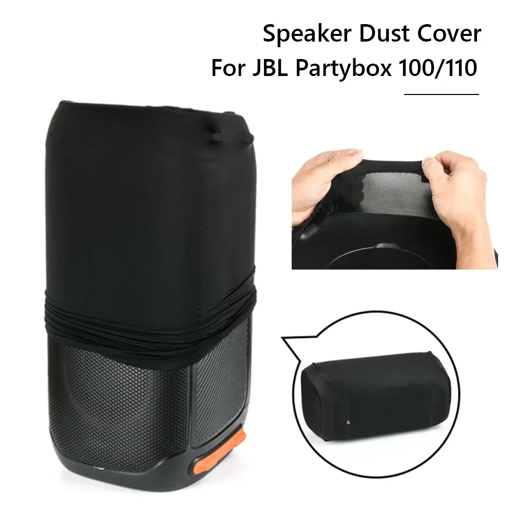 غطاء غبار مكبر الصوت مرونة عالية غطاء حماية محمول ليكرا حافظة غبار واقية لمكبر الصوت JBL Partybox 100/110