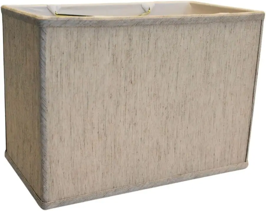 

Rectangular Drum Lampshade (8x14) (8x14) x 10 Softback Textured Oatmeal