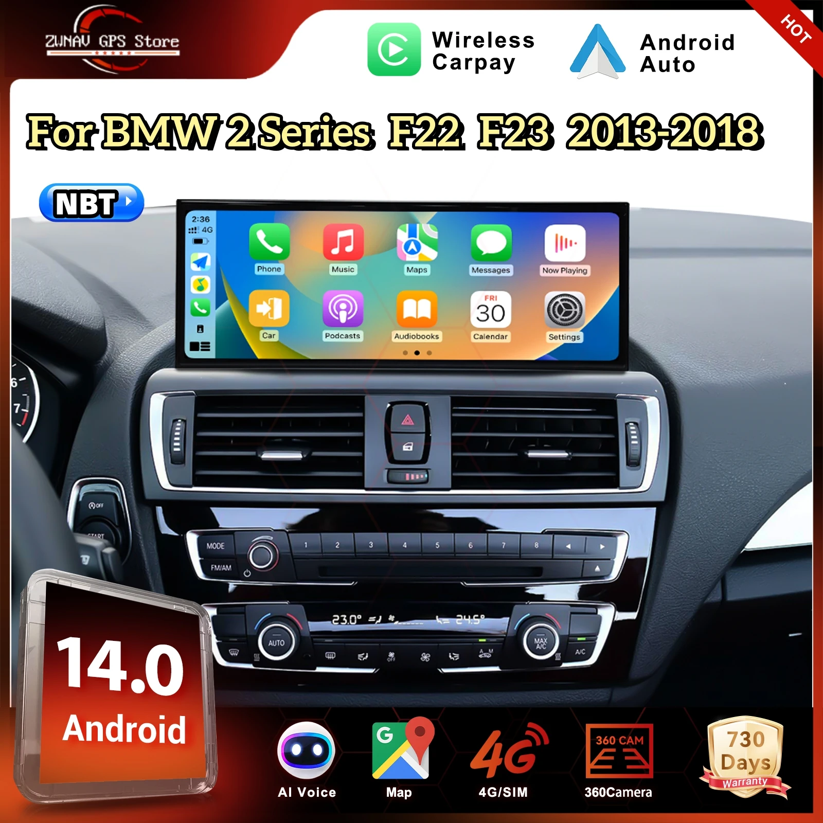 15.8'' Car Radio Fo… - image